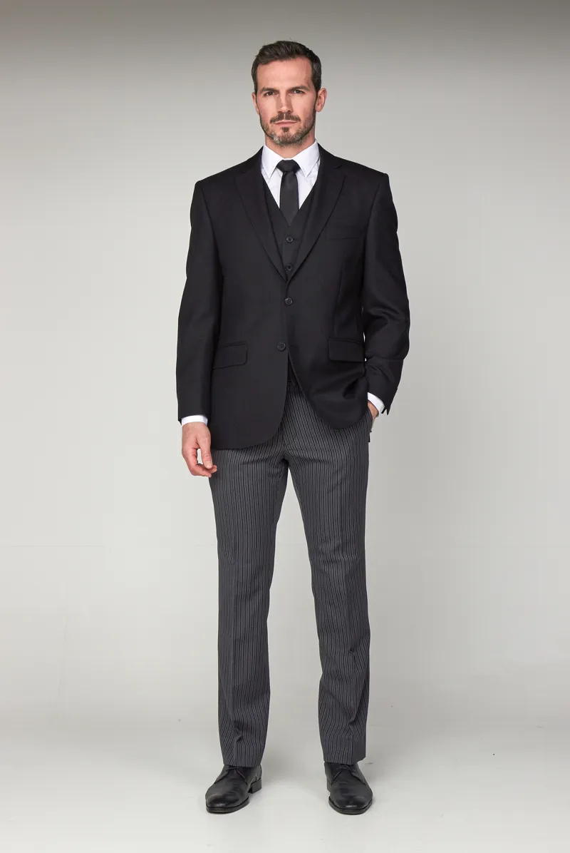 Scott By The Label Trouser Masonic Grey Stripe SS10141T0  -1